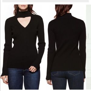 PAIGE Jeanie V-Cuotut Ribbed Sweater